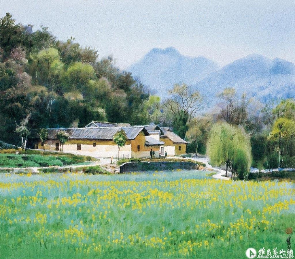 韶山之春 黄铁山的水彩世界(76幅 相册 黄铁山 书画家园